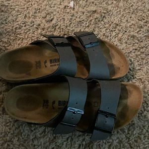 Brown Birkenstock sandals